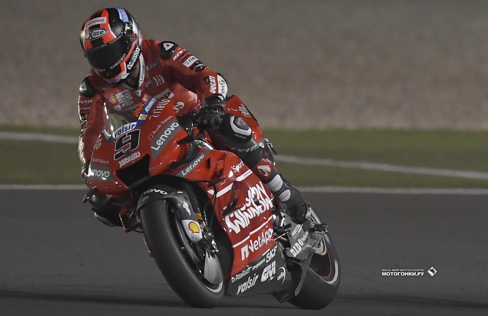 MotoGP QatarGP 2019: Данило Петруччи, Mission WInnow Ducati Team - тоже использовал спорные спойлеры на GP19 MotoGP QatarGP 2019: Данило Петруччи, Mission WInnow Ducati Team - тоже использовал спорные спойлеры на GP19
