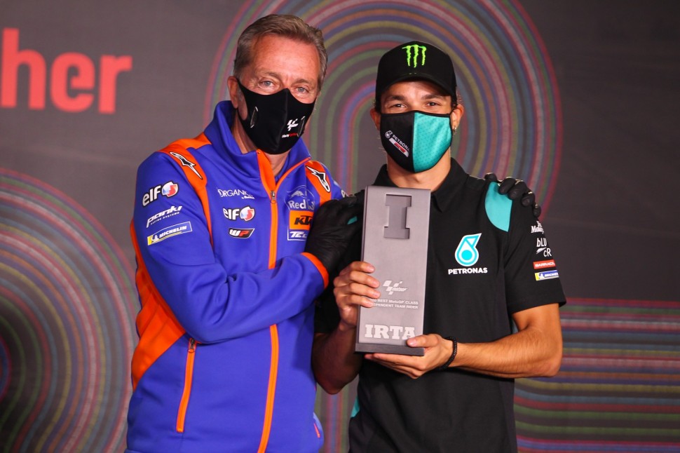 FIM MotoGP Awards 2020: Франко Морбиделли получил награду как лучший пилот независимой команды MotoGP FIM MotoGP Awards 2020: Франко Морбиделли получил награду как лучший пилот независимой команды MotoGP