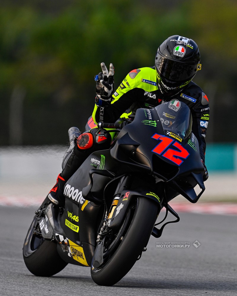 MotoGP IRTA Sepang - Sepang International Circuit: Mooney VR46 Racing Team и ее новобранец Марко Беццекки MotoGP IRTA Sepang - Sepang International Circuit: Mooney VR46 Racing Team и ее новобранец Марко Беццекки