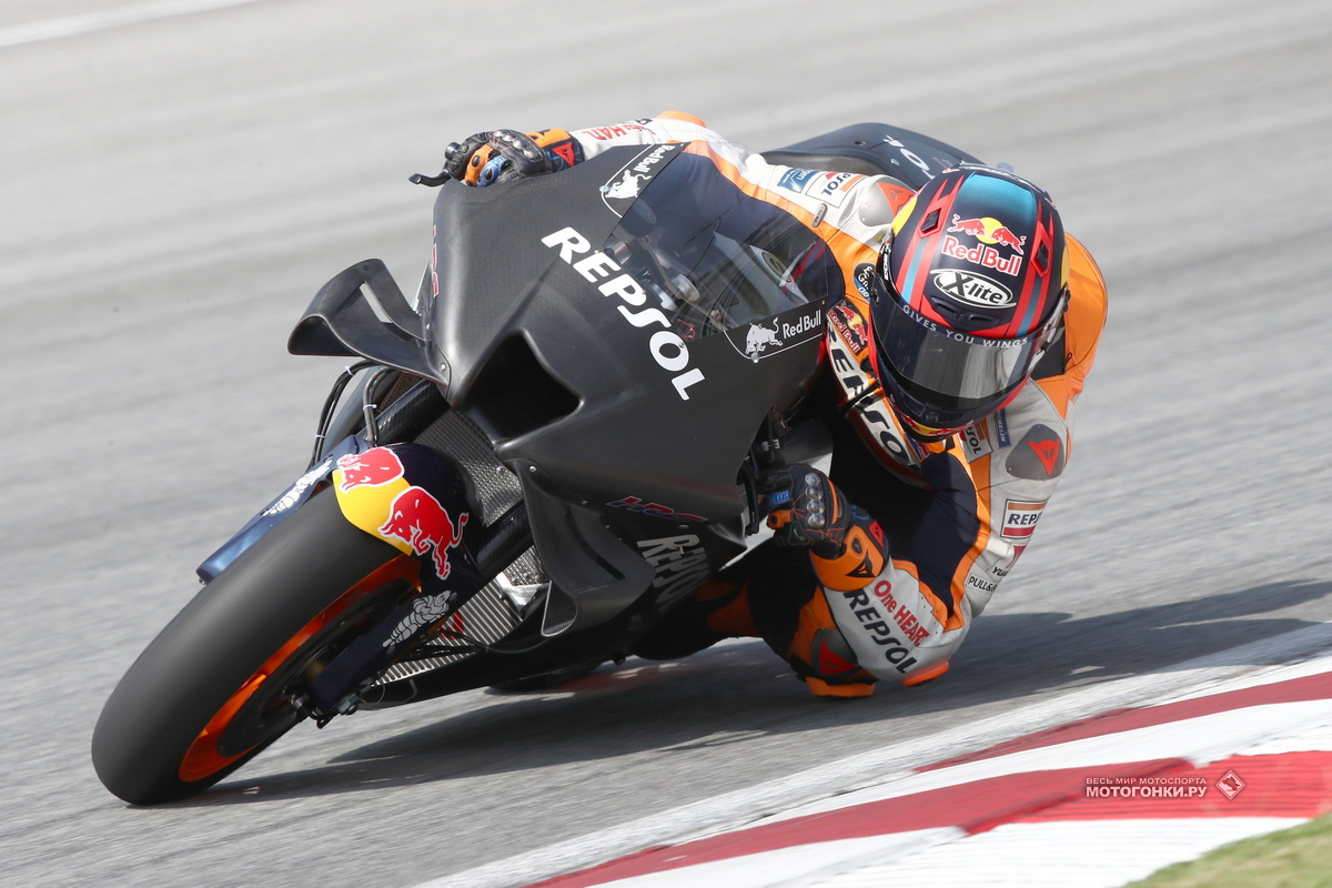 MotoGP IRTA Sepang - Sepang International Circuit: Штефан Брадль, HRC в комбинезоне Пола Эспаргаро MotoGP IRTA Sepang - Sepang International Circuit: Штефан Брадль, HRC в комбинезоне Пола Эспаргаро