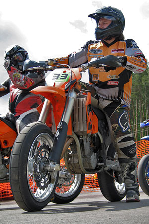 Кубок России по Супермото, 2006 год: Иван на KTM в числе лидеров