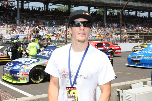 Никки Хейден на открытии трека в Индианаполисе и гонке NASCAR