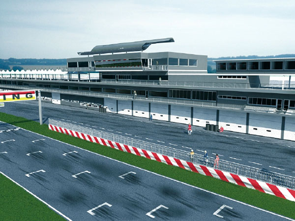 Пит-лейн и стартовая решетка Balatonring