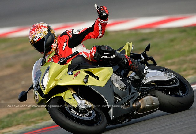 Тор Саген на тестах BMW S1000RR в Портимао