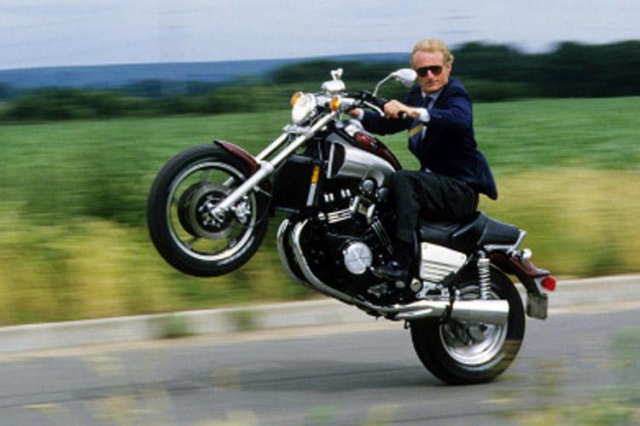 Жан-Клод Оливье на Yamaha V-max Жан-Клод Оливье на Yamaha V-max