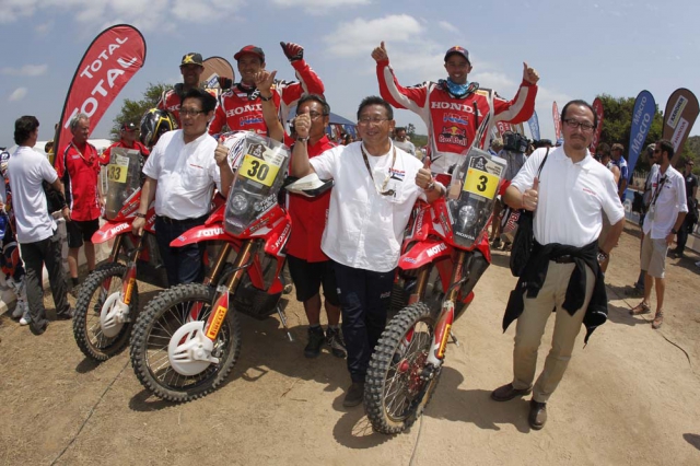 Дакар-2013: Team HRC на финише Дакар-2013: Team HRC на финише