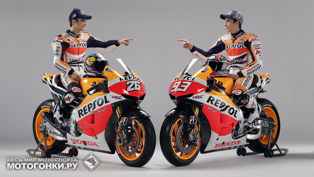 Repsol Honda - Дани Педроса и Марк Маркес вместе и против друг друга в 2013 Repsol Honda - Дани Педроса и Марк Маркес вместе и против друг друга в 2013