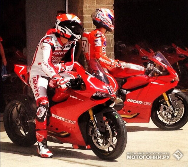 Пилоты заводской команды Ducati Factory MotoGP и Pramac Racing - Хейден и Спис все же познакомились с Circuit of the Americas Пилоты заводской команды Ducati Factory MotoGP и Pramac Racing - Хейден и Спис все же познакомились с Circuit of the Americas