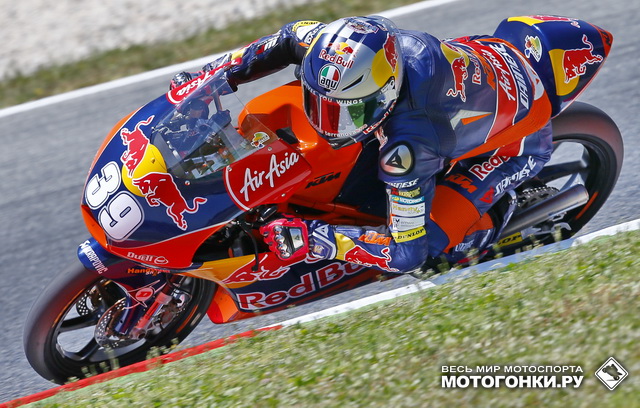 Moto3: поул-позиция Гран-При Каталонии за Луисом Саломом Moto3: поул-позиция Гран-При Каталонии за Луисом Саломом