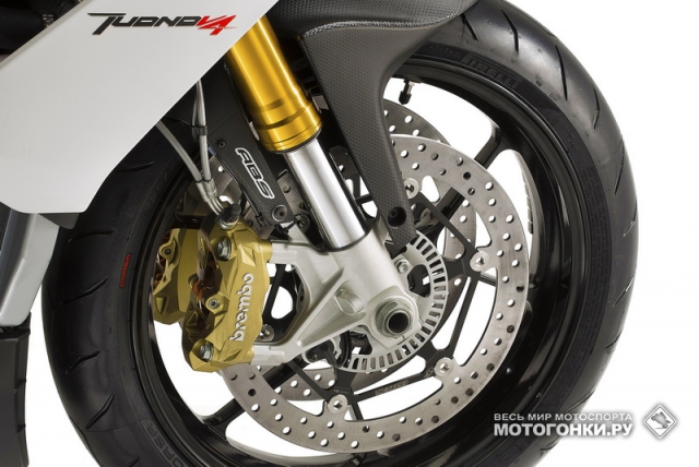 Тормоза Brembo с ABS Bosch, как на RSV4 Factory Тормоза Brembo с ABS Bosch, как на RSV4 Factory