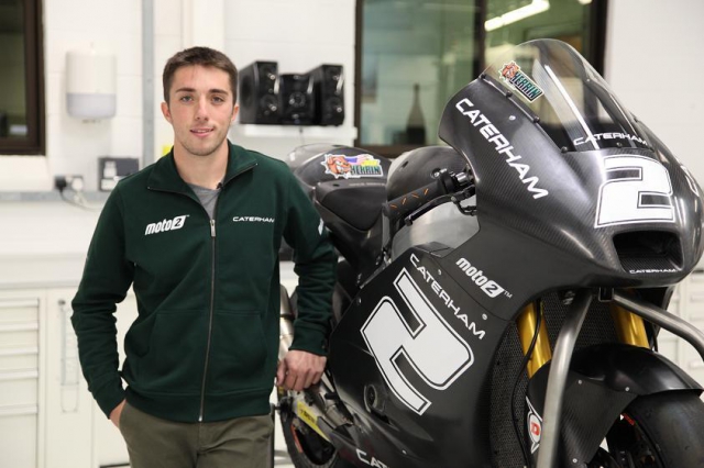Второй пилот Caterham Moto2 - Джош Геррин Второй пилот Caterham Moto2 - Джош Геррин