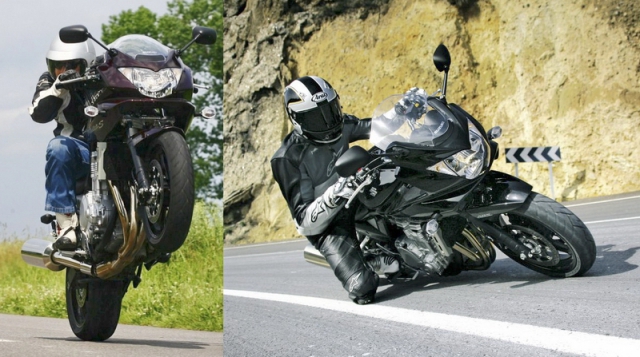 Наши коллеги как бы подсказывают: хочешь так, а можно и так - Suzuki GSF1250SA универсален! Наши коллеги как бы подсказывают: хочешь так, а можно и так - Suzuki GSF1250SA универсален!