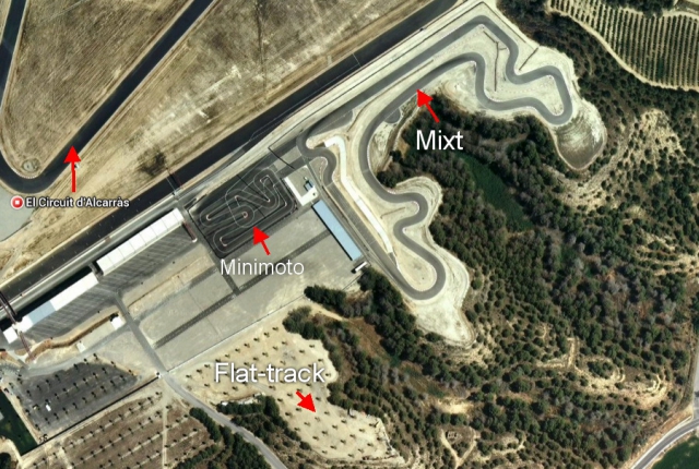 Circuit d'Alcarras - четыре разных трека в радиусе 100 метров Circuit d'Alcarras - четыре разных трека в радиусе 100 метров