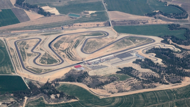 Circuit d'Alcarras - вид с вертолета Circuit d'Alcarras - вид с вертолета