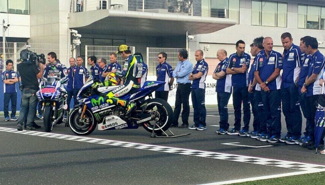 Movistar Yamaha: новые цвета представлены в Дохе Movistar Yamaha: новые цвета представлены в Дохе