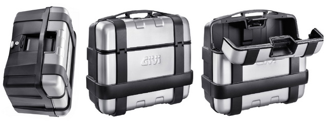 Боковые кофры GIVI TREKKER: 46 л слева, 33 л справа Боковые кофры GIVI TREKKER: 46 л слева, 33 л справа