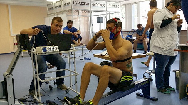 Кев Коглан на тестах в Москве Кев Коглан на тестах в Москве