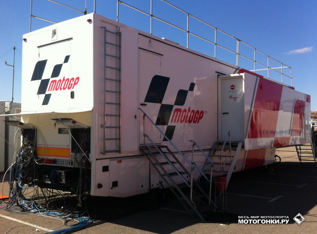 Dorna Sports TV Compound: самая закрытая и секретная часть MotoGP Dorna Sports TV Compound: самая закрытая и секретная часть MotoGP