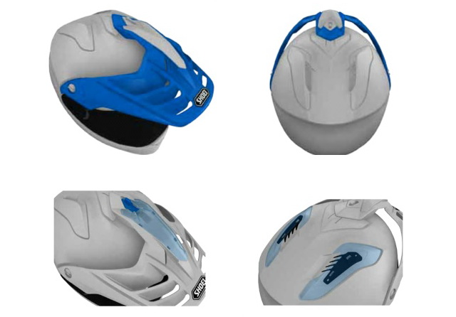 Новые аэродинамические и вентиляционные особенности SHOEI Hornet ADV Новые аэродинамические и вентиляционные особенности SHOEI Hornet ADV