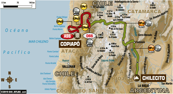 Маршрут СУ4: Chilecito - Copiapo Маршрут СУ4: Chilecito - Copiapo