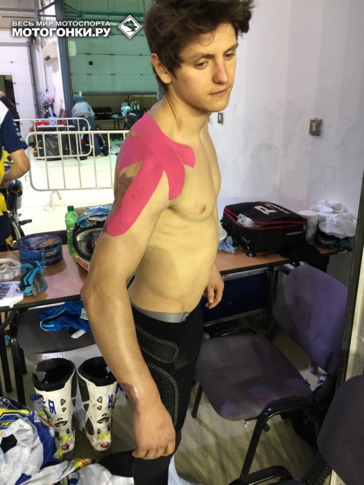 врачи поколдовали перед вторым заездом, и Тонков вышел на старт врачи поколдовали перед вторым заездом, и Тонков вышел на старт