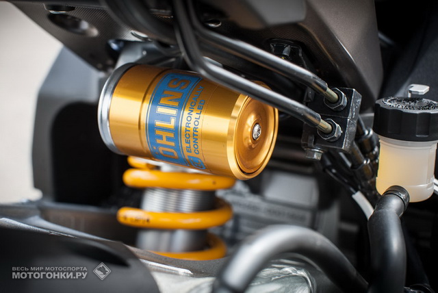 Yamaha R1M оснащена электронно контролируемой подвеской Ohlins Yamaha R1M оснащена электронно контролируемой подвеской Ohlins