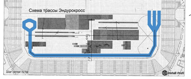 Трасса: проехав дистанцию, участники по кругу возвращаются к старту, чтобы продолжить заезды Трасса: проехав дистанцию, участники по кругу возвращаются к старту, чтобы продолжить заезды