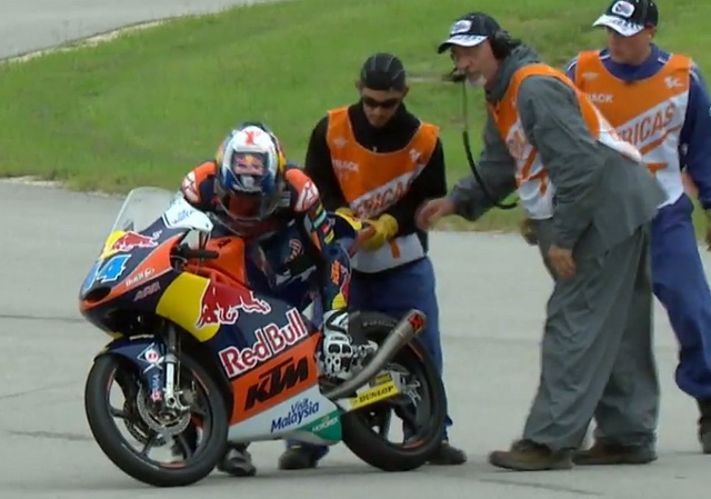 Мигель Оливьера не заработал очков для KTM в AmericasGP Мигель Оливьера не заработал очков для KTM в AmericasGP