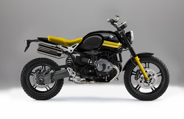 BMW Scrambler, официальные скетчи 2015 года BMW Scrambler, официальные скетчи 2015 года