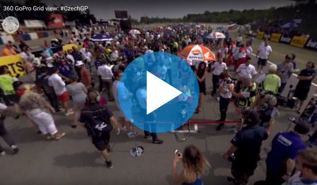 360-градусная видео съемка MotoGP от GoPro 360-градусная видео съемка MotoGP от GoPro