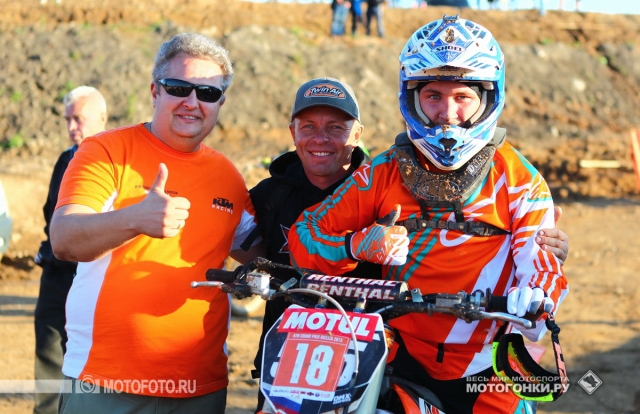 Артем Гурьев, победитель KTM Grand Prix Russia в классе MX2 Артем Гурьев, победитель KTM Grand Prix Russia в классе MX2