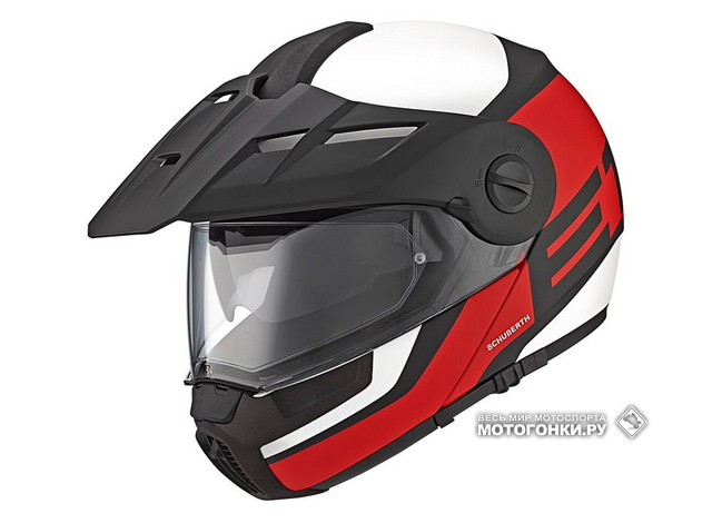 Мотошлем Schuberth E1 - первый в своем сегменте модуляр для туризма Мотошлем Schuberth E1 - первый в своем сегменте модуляр для туризма