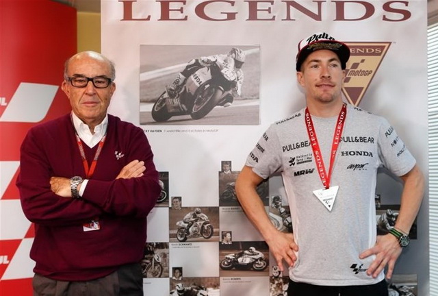 Кармело Эспелета, Президент Dorna - официальная инаугурация Хейдена в Зал Славы MotoGP Кармело Эспелета, Президент Dorna - официальная инаугурация Хейдена в Зал Славы MotoGP