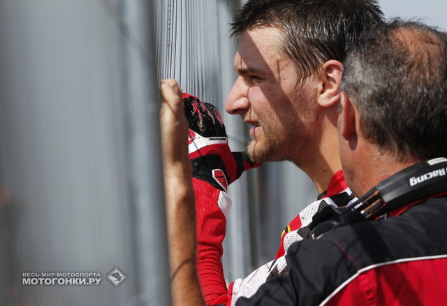 Евгений Бобрышев с Жаном-Мишелем Бейлом в Локете, Czech GP Евгений Бобрышев с Жаном-Мишелем Бейлом в Локете, Czech GP