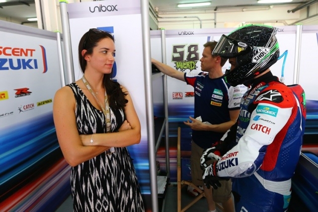 Пиппа и Юджин Лаверти, World Superbike, Crescent Suzuki Пиппа и Юджин Лаверти, World Superbike, Crescent Suzuki