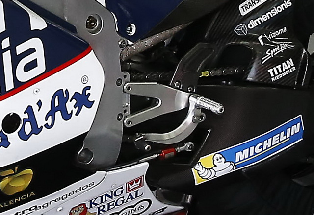 Rear set-ы по заказу Avintia Racing для их Ducati делает итальянская компания Rizoma Rear set-ы по заказу Avintia Racing для их Ducati делает итальянская компания Rizoma