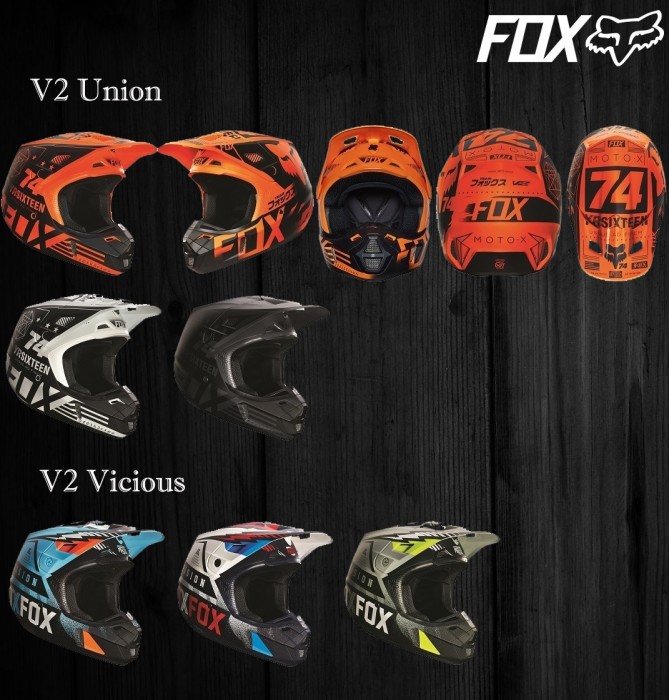 Fox V2 2016: Vicious, Vicious Special Edition, Union. Fox V2 2016: Vicious, Vicious Special Edition, Union.