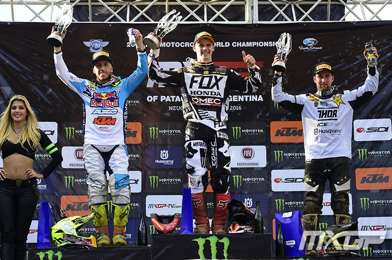 в Аргентине Кайроли впервые на подиуме MXGP с мая 2015 года в Аргентине Кайроли впервые на подиуме MXGP с мая 2015 года