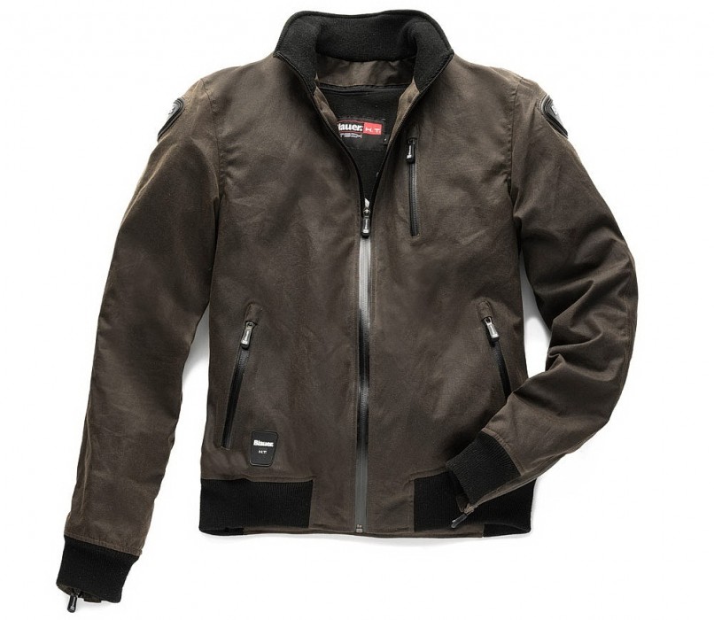 Мотокуртка Blauer Indirect из вощеного хлопка - идеальный уличный жакет на любую погоду Мотокуртка Blauer Indirect из вощеного хлопка - идеальный уличный жакет на любую погоду