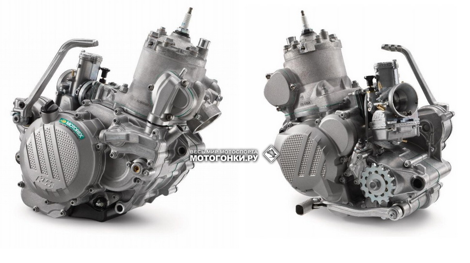 2-тактные двигатели KTM EXC 250 и 300 поколения 2017 года 2-тактные двигатели KTM EXC 250 и 300 поколения 2017 года