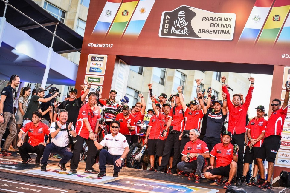 Команда Monster Energy Honda справилась с поставленными задачами на Дакар-2017 Команда Monster Energy Honda справилась с поставленными задачами на Дакар-2017
