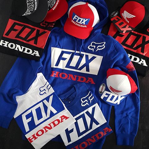 Новая коллекция одежды FOX по лицензии Honda Новая коллекция одежды FOX по лицензии Honda