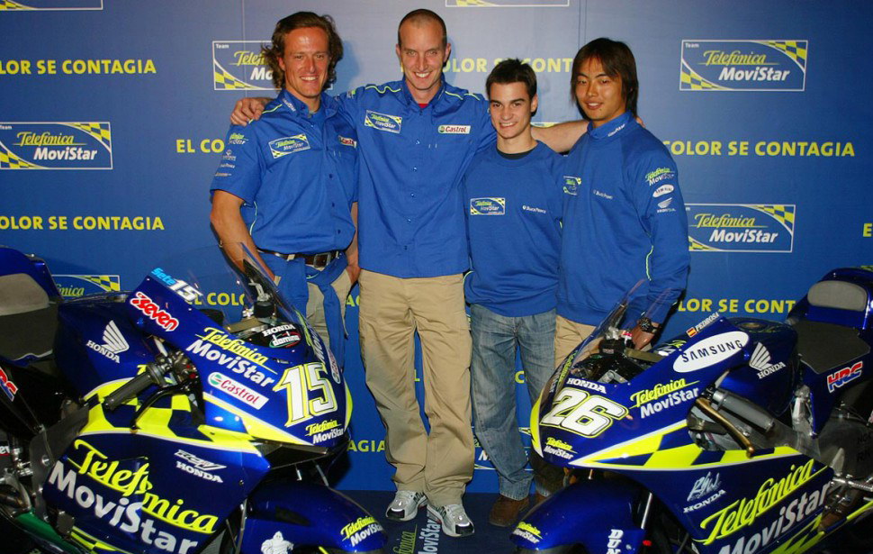 Telefonica Movistar Honda образца 2003 Telefonica Movistar Honda образца 2003