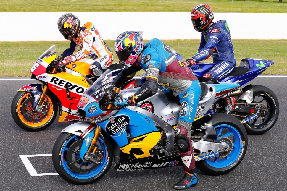 Официальная сессия тренировки старта на решетке - нововведение на тестах IRTA MotoGP Официальная сессия тренировки старта на решетке - нововведение на тестах IRTA MotoGP