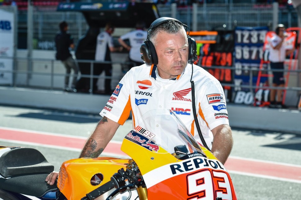 Андреа Брунетти, механик Марка Маркеса, Repsol Honda Андреа Брунетти, механик Марка Маркеса, Repsol Honda