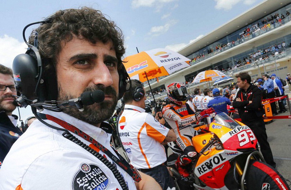 Санти Эрнандес, шеф команды Марка Маркеса в Repsol Honda Санти Эрнандес, шеф команды Марка Маркеса в Repsol Honda