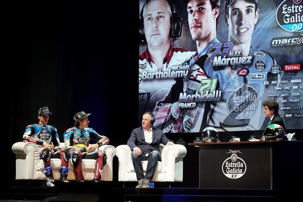 Заявка на титул в Moto2? Алекс Маркес и Франко Морбиделли - вместе в Marc VDS Racing (Estrella Galicia 0,0) Заявка на титул в Moto2? Алекс Маркес и Франко Морбиделли - вместе в Marc VDS Racing (Estrella Galicia 0,0)