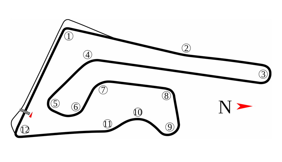 Схема Chang International Circuit (Таиланд) Схема Chang International Circuit (Таиланд)