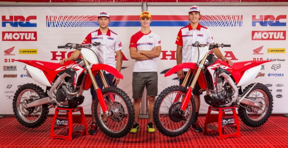 Honda CRF450R и CRF450RX были представлены на Гран-При Нидерландов в августе 2016 года Honda CRF450R и CRF450RX были представлены на Гран-При Нидерландов в августе 2016 года