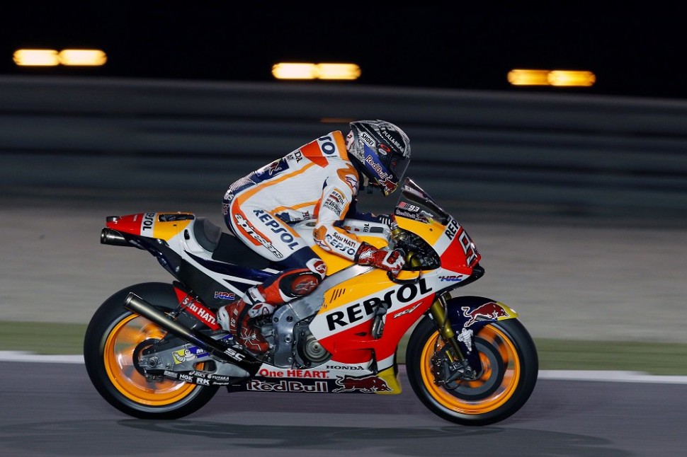 Эксперименты с пластиком в Honda Racing пока не принесли желаемого результата - Маркес и Педроса в Катаре - на гладких мотоциклах Эксперименты с пластиком в Honda Racing пока не принесли желаемого результата - Маркес и Педроса в Катаре - на гладких мотоциклах